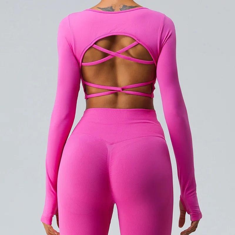 Top With Criss Cross Back